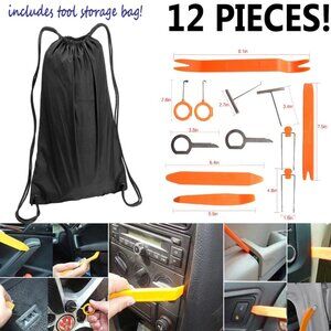 Universal Pry Removal Open Tools Kit Car Dash Door Trim Panel Clip Radio/Lights